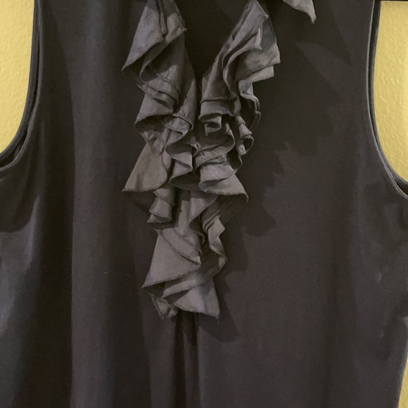 Lauren Ralph Lauren ruffle neck tank - Picture 4 of 6